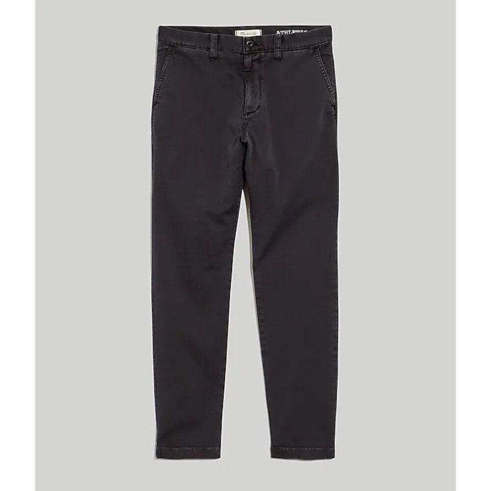 NWT Mens Size 28 28x30 Madewell Athletic Slim Chino Pants COOLMAX® Edition NEW